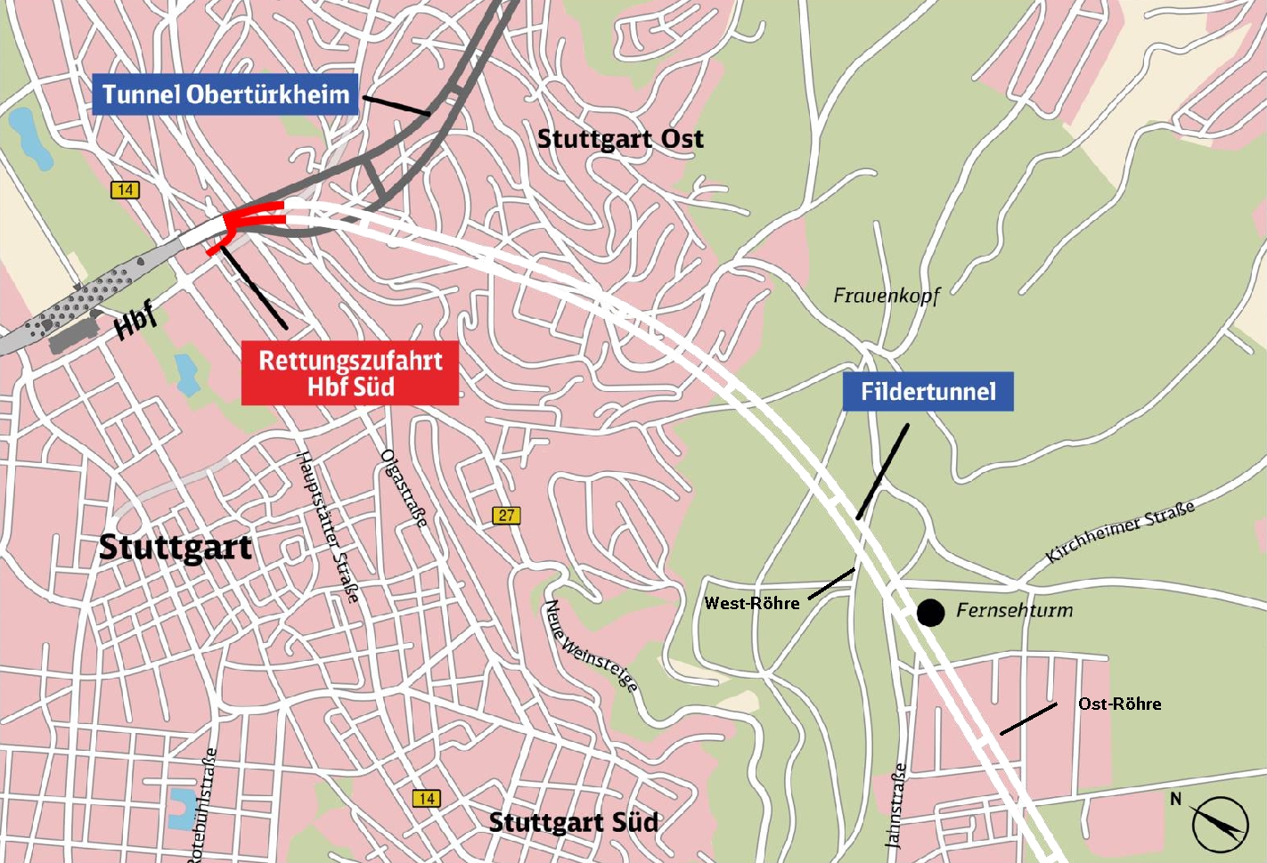 Halbzeit Beim Tunnelvortrieb Fur Stuttgart 21 Zum Aktuellen Baufortschritt In Den Einzelnen Stadtteilen Ende Mai 17 Netzwerke 21